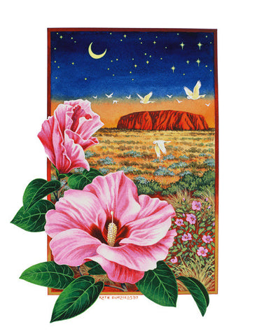 Desert Rose at Sunset Uluru