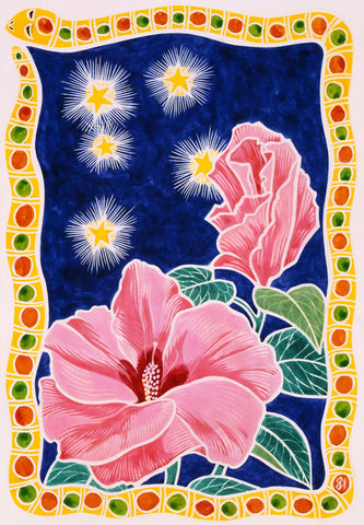 Desert Rose Starry Night