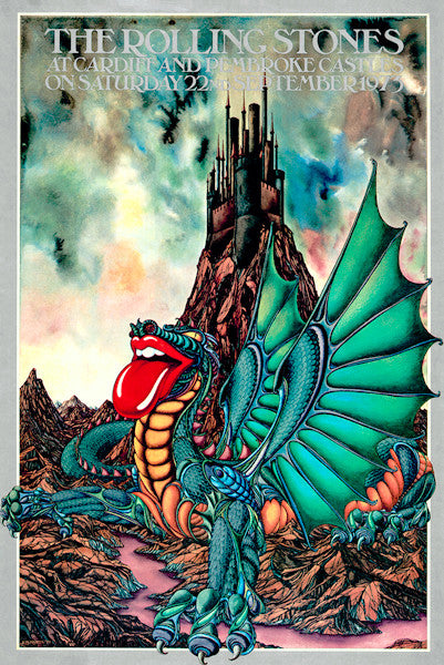 1973 Rolling Stones Concert Print, Limited Edition of 73 by